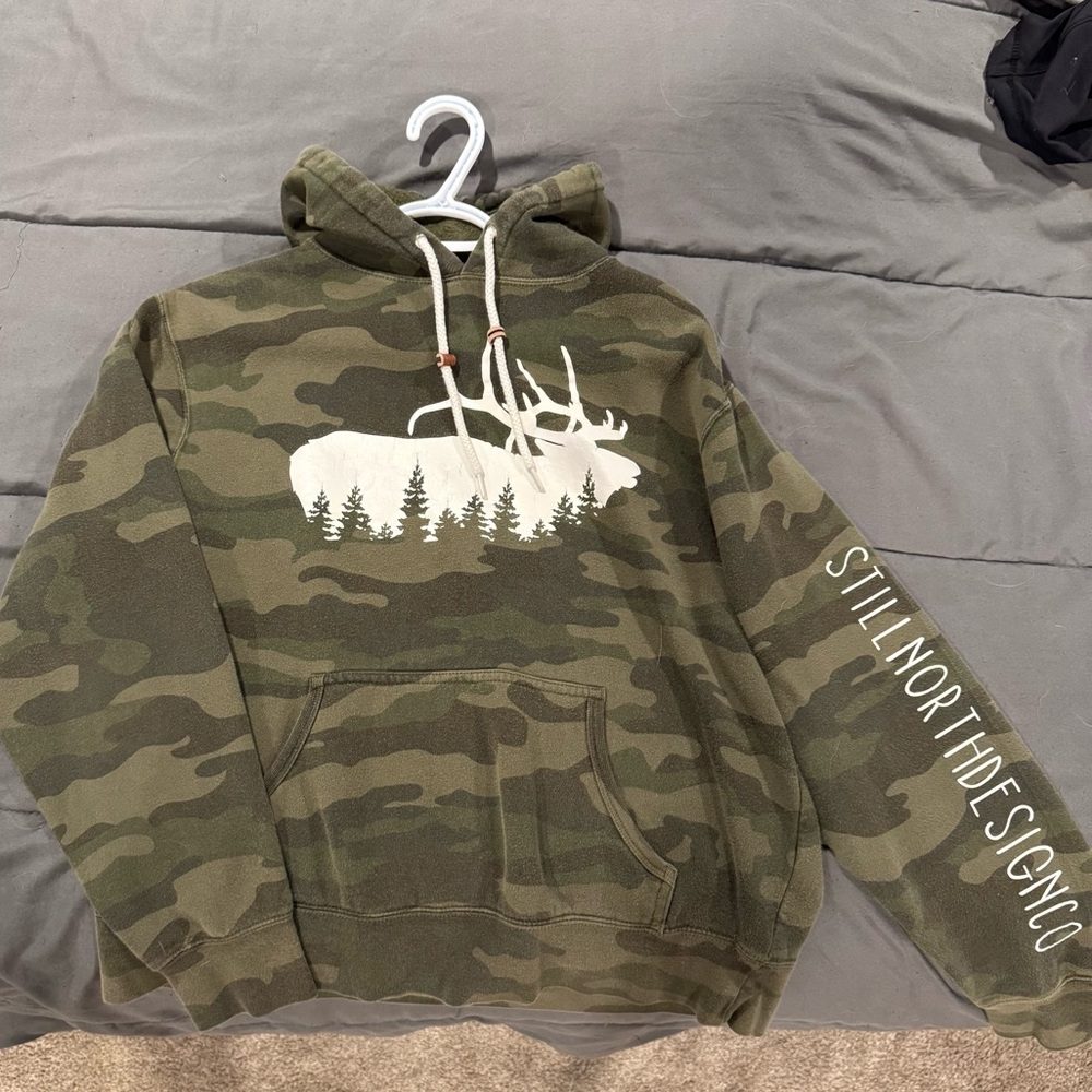 Camo Elk Hoodie